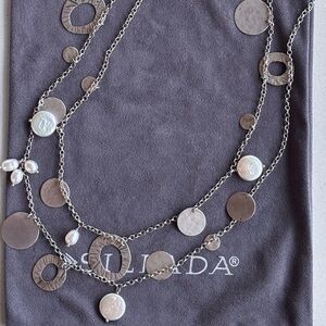 Silpada Sterling Silver Pearl of a Girl Necklace N2197